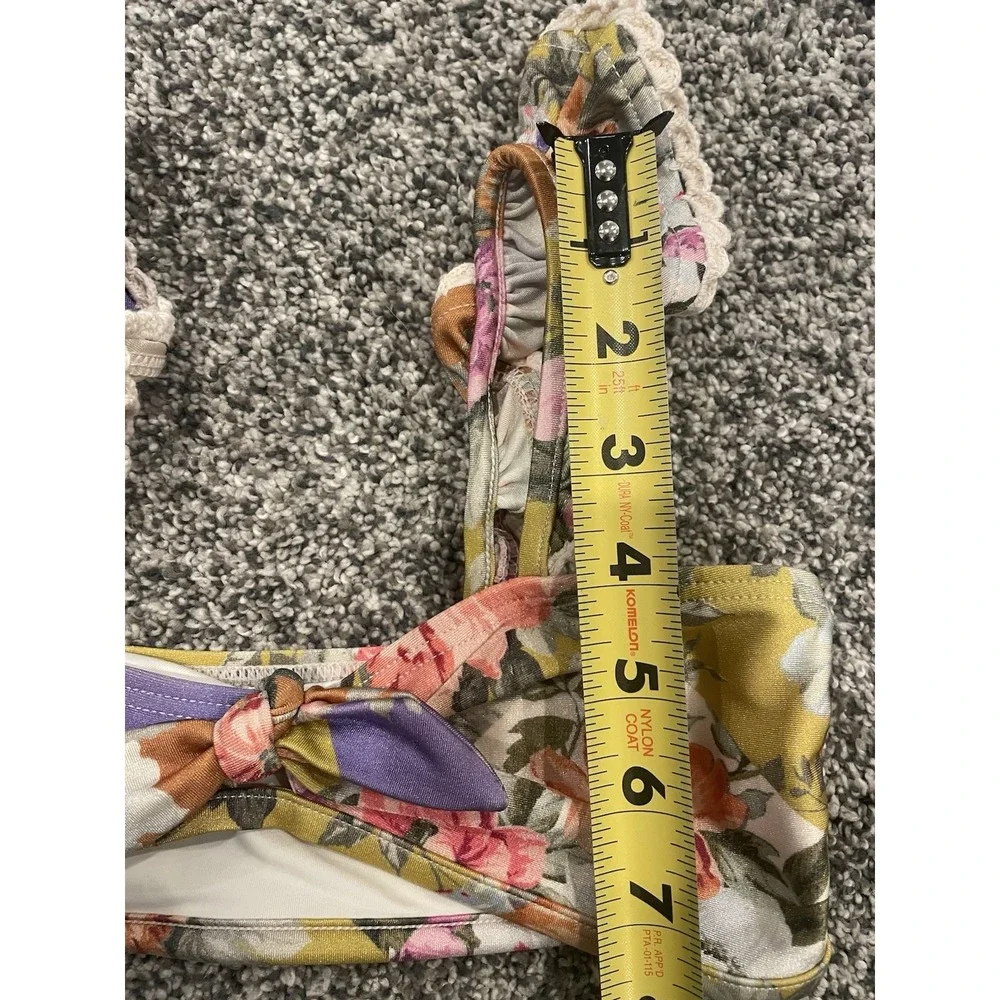 Zimmermann Kids Girls Youth Floral Bikini Top Size 8